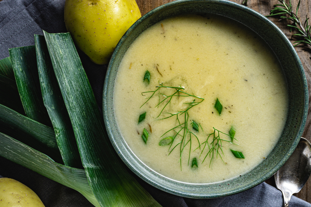 Vegan Potato and Leek Soup