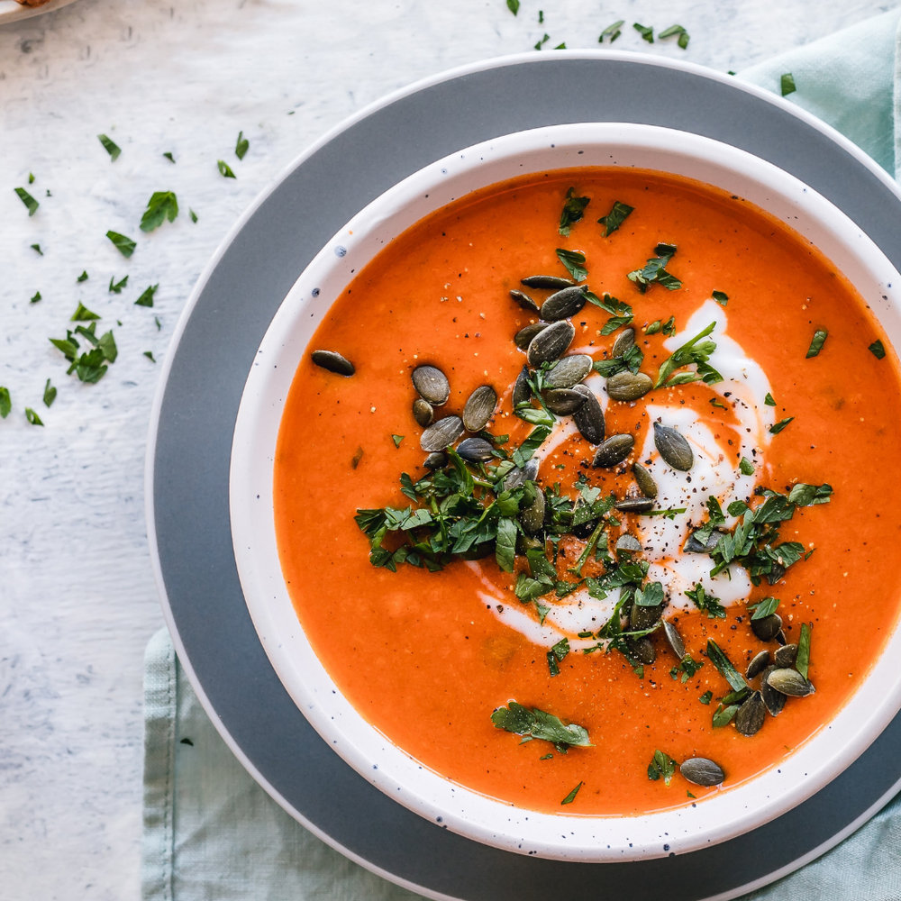 Pumpkin Ginger and Turmeric Soup