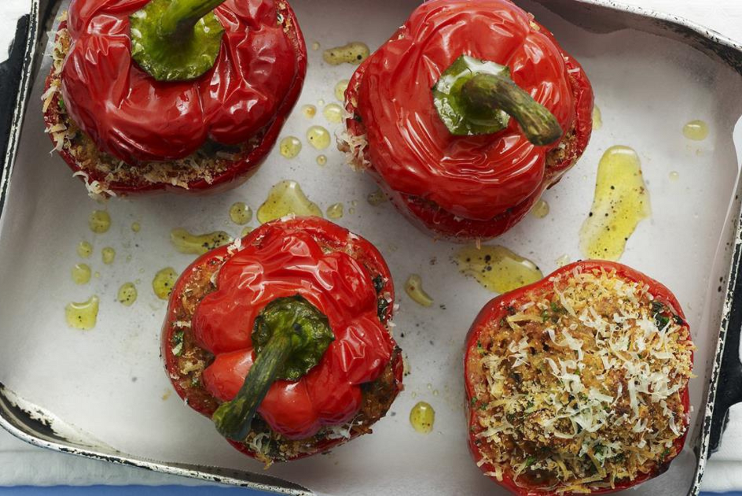 Vegetarian Stuffed Capsicums