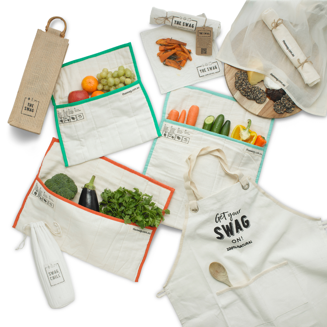 100% natural, reusable and machine washable items contained in the Entertainers bundle - The Swag AU