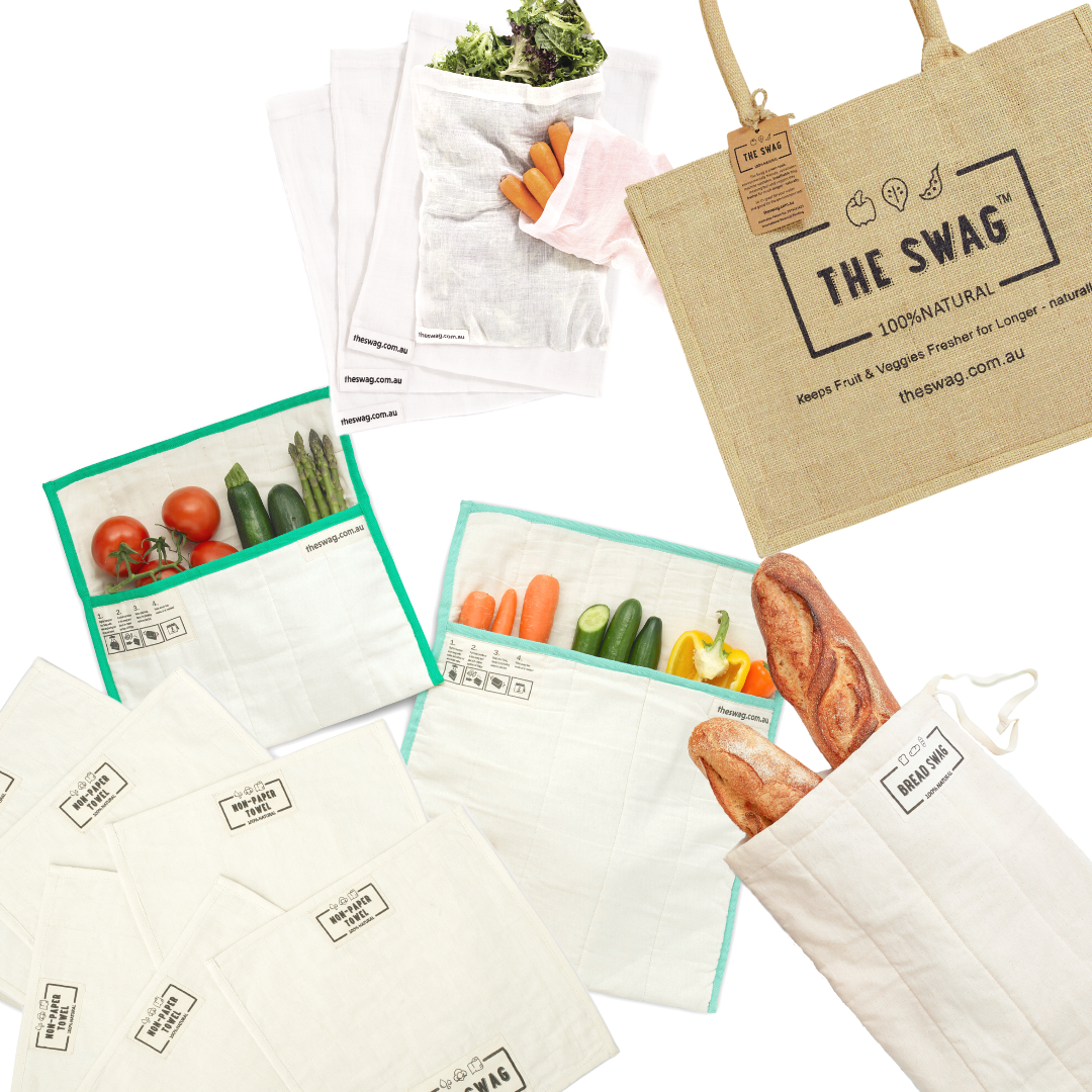 100% natural, reusable and machine washable items contained in The Swag Must Have's bundle - The Swag AU