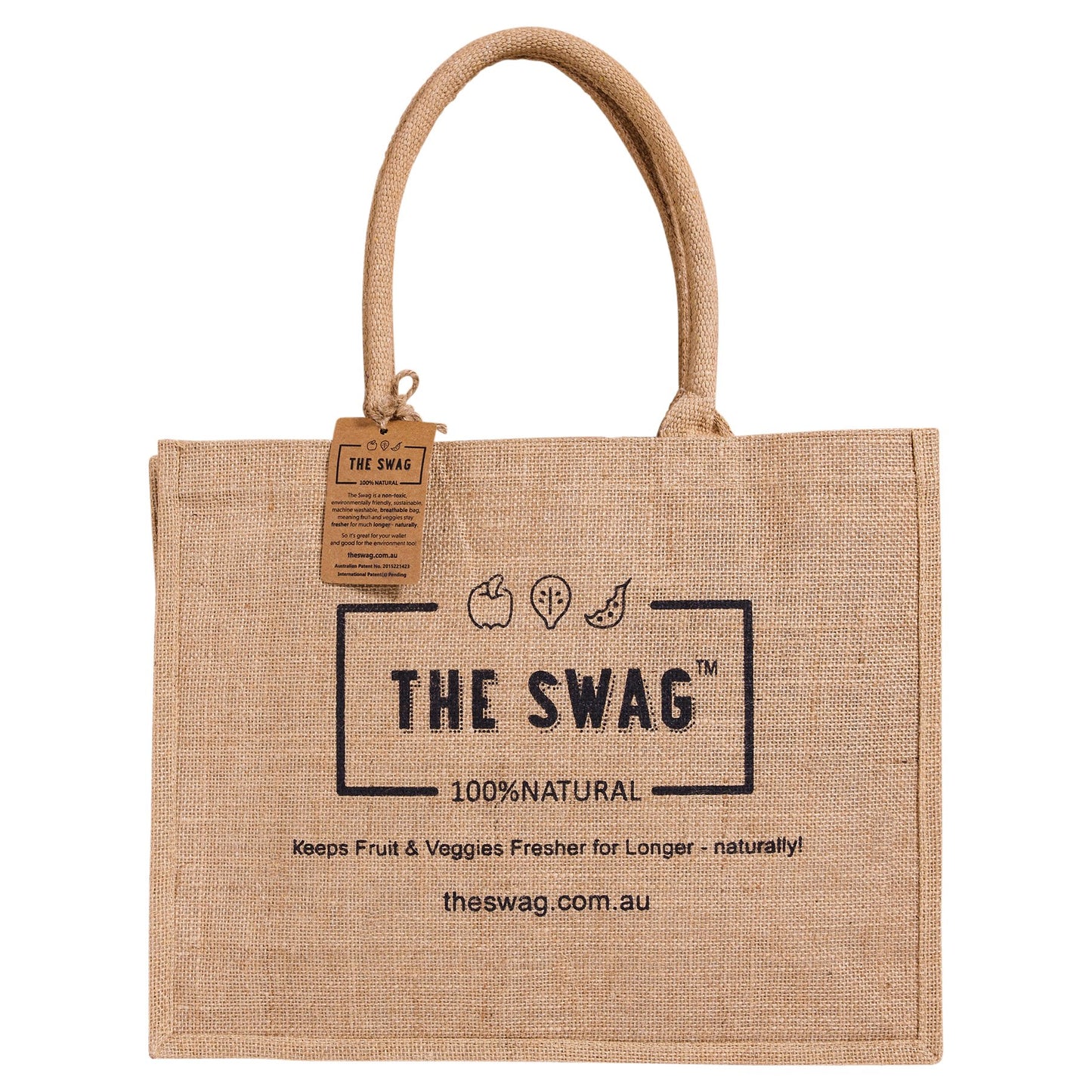 Swag reusable carry bags made from hessian  - The Swag AU
